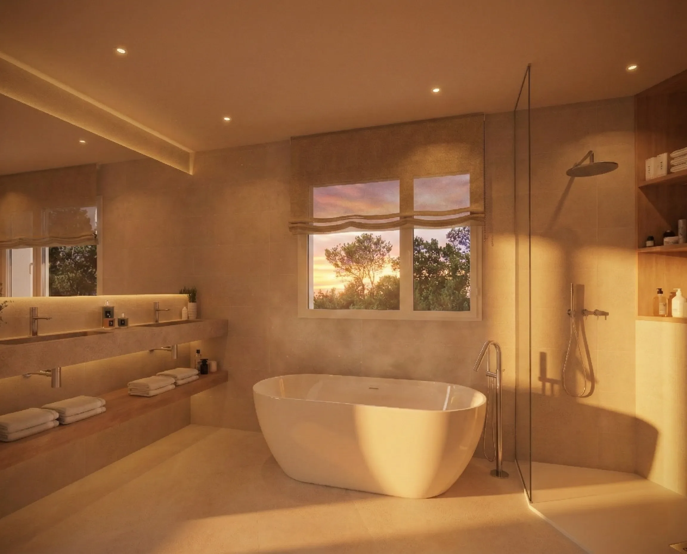 Baño de diseño contemporáneo ISLA TAGOMAGO