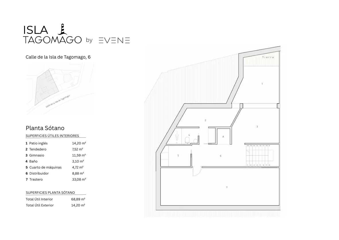 Plano vivienda Tagomago 6